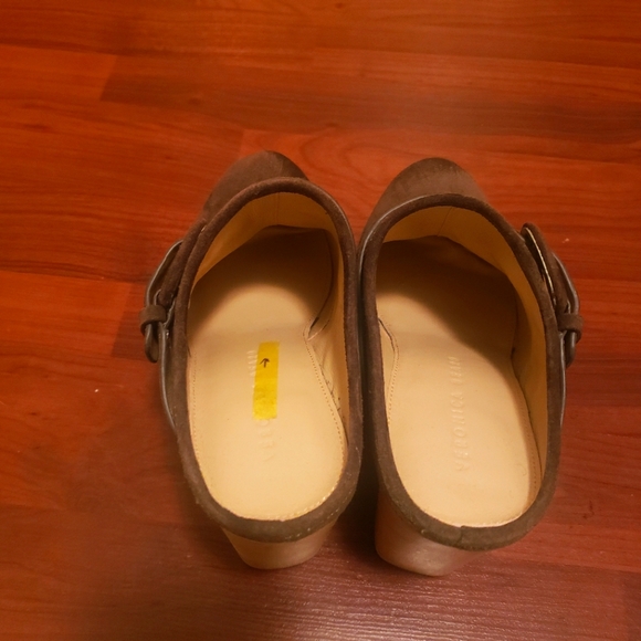 Veronica Beard * Pecan * "Dacey" Suede * Mule Heels * Size 7.5 * NWD - Picture 5 of 7